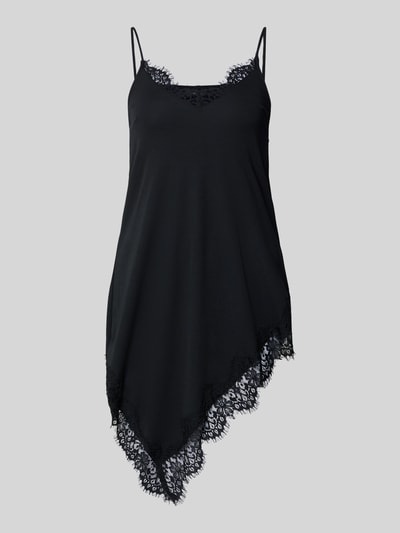Gina Tricot Trägertop mit Spitzenbesatz Black 2