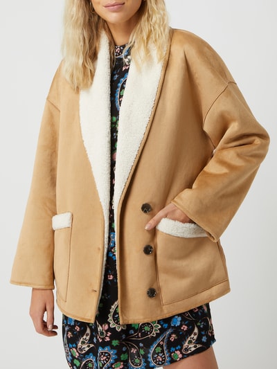 Jake*s Casual Jacke in Shearling-Optik Camel 4