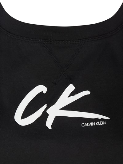 Calvin Klein Underwear Boxy Fit T Shirt Mit Offenen Abschlüssen Black