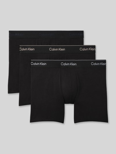 Calvin Klein Underwear Trunks aus Baumwoll-Mix im 3er-Pack Black 2