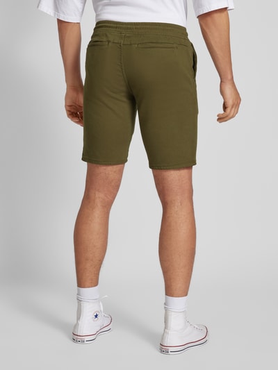 Blend Regular Fit Bermudas mit Tunnelzug Oliv 5