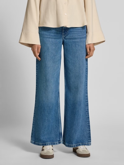 Tommy Hilfiger Wide Leg Jeans aus Lyocell Bleu Melange 4