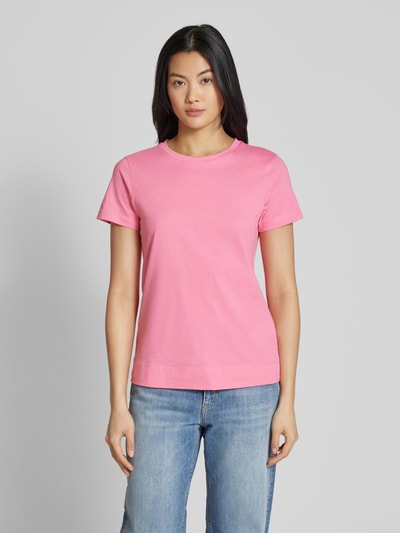 JOOP! T-Shirt mit geripptem Rundhalsausschnitt Pink 4