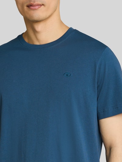 Tom Tailor męski t-shirt o kroju regular fit z czystej bawełny Petrol 3