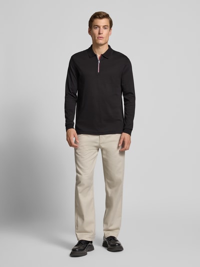 Tommy Hilfiger Regular Fit Poloshirt aus reiner Baumwolle Black 1