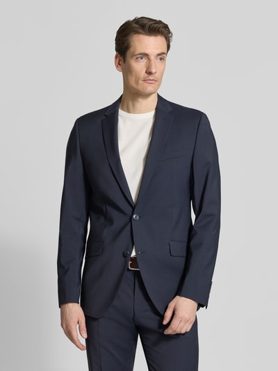 DIGEL Slim Fit 2-Knopf-Sakko mit Pattentaschen Modell 'Allan' Marine 4
