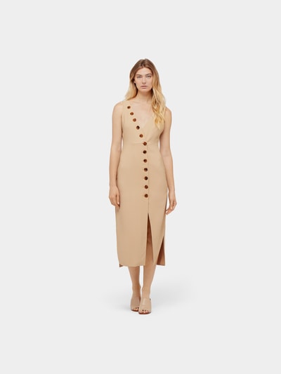 Khaite Ärmelloses Kleid Beige 1