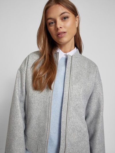 JAKE*S STUDIO WOMAN Jacke mit Stehkragen Silber Melange 3