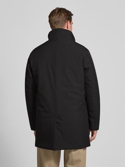 Matinique Regular fit functionele lange jas met steekzakken, model 'Harvey' Zwart - 5
