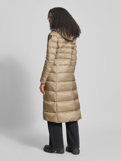 Blauer Usa Daunenmantel mit Kapuze Modell 'ANITA' Beige 5