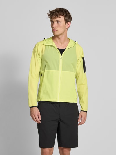 BOSS Green Regular fit jack van lichte geweven ripstop Lichtgroen - 4