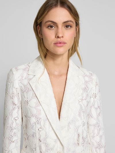 Jake*s Collection Blazer mit Ausbrenner-Effekt Offwhite 3