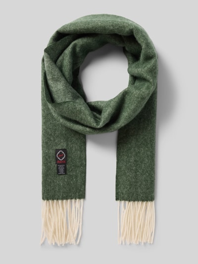 Ascot Schal aus Woll-Kaschmir-Mix Gruen 1