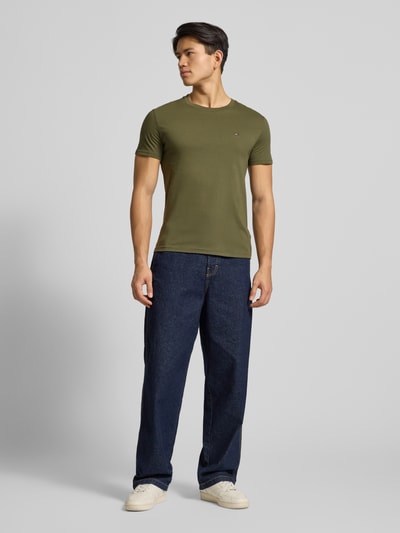 Tommy Jeans Slim fit T-shirt van puur katoen in een set van 2 stuks Zwart - 1