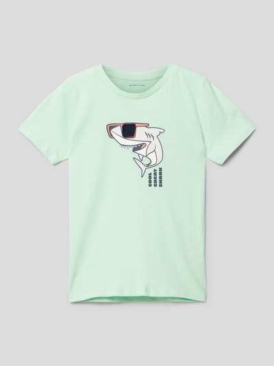 Tom Tailor T-Shirt mit Motiv-Print Mint 1