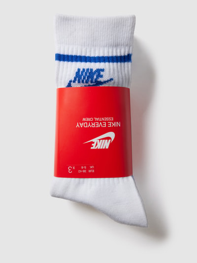 Nike Skarpety z nadrukiem z logo w zestawie 3 szt. Biały 3