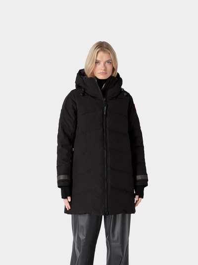 Canada Goose Parka mit Logo-Details Schwarz 4