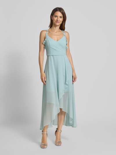 V.M. Cocktailkleid mit Herz-Ausschnitt Mint 1