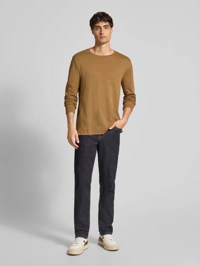 Christian Berg Men Longsleeve met ronde hals Cognac - 1