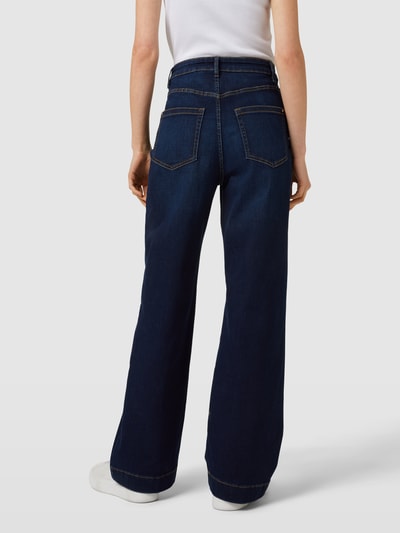 Christian Berg Woman Bootcut Jeans mit Knopf- und Reißverschluss Blau 5