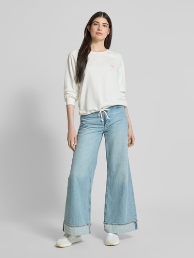 Smith and Soul Sweatshirt met motief- en statementprint Wit - 1