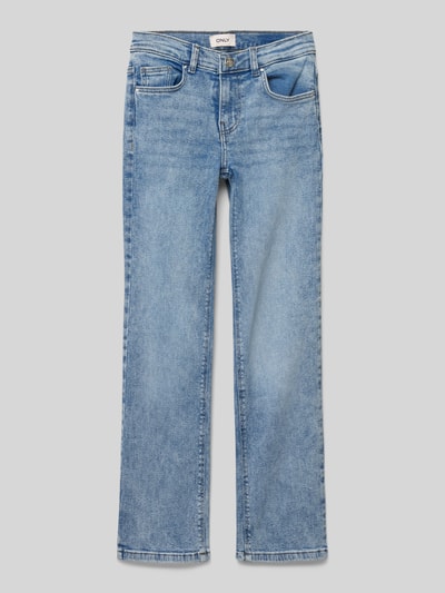 Only Wide Leg Jeans aus Baumwoll-Mix Modell 'JUICY' Blau 1