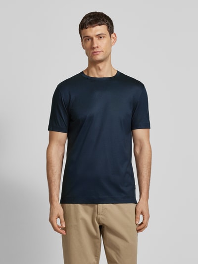 BOSS T-shirt met ronde hals, model 'Thompson' Marineblauw - 4