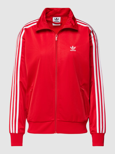 adidas Originals Sweatjack met labelstrepen, model 'FIREBIRD' Donkerrood - 2