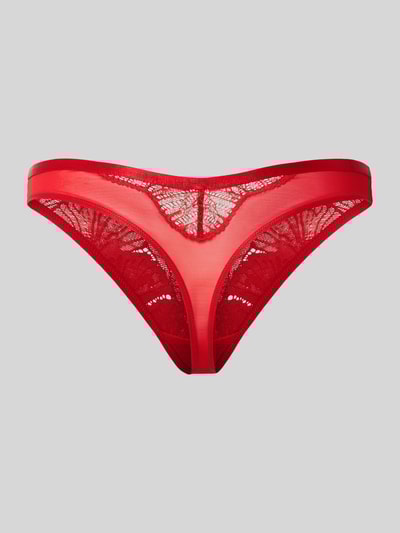 Triumph String mit V-förmigem Frontdetail Modell 'PALINA MOONLIGHT KISS' Rot 3