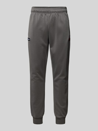 Ellesse Spodnie typu track pants o kroju tapered fit z naszywką z logo model ‘BERTONI’ Średnioszary 1