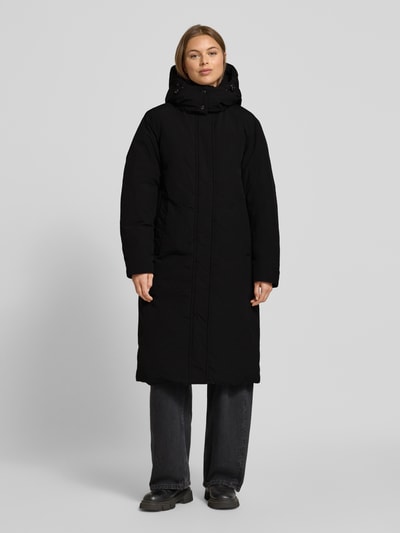 Scotch & Soda Mantel mit Steppeinsatz und Pattentaschen Black 4