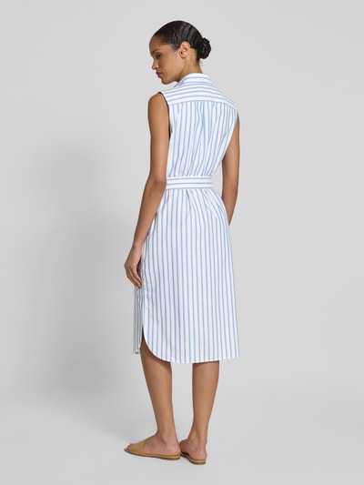 Polo Ralph Lauren Sukienka koszulowa z wiązanym paskiem model ‘CORY’ Niebieski 5