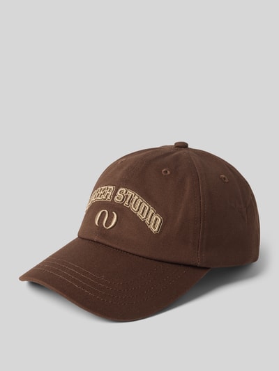 LeGer Basecap mit verstellbarem Verschluss Modell 'Chadia' Dunkelbraun 1