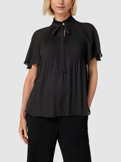 Lauren Ralph Lauren Blouseshirt met plissévouwen Zwart - 4