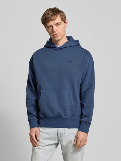 Levi's® Hoodie mit Label-Stitching Jeansblau 4