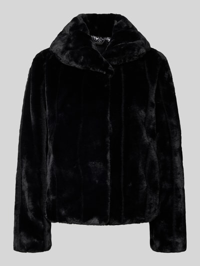Guess Jacke aus Kunstfell Modell 'NEW SOPHY' Black 2