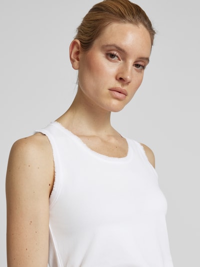 (The Mercer) N.Y. Tanktop mit U-Ausschnitt Weiss 3