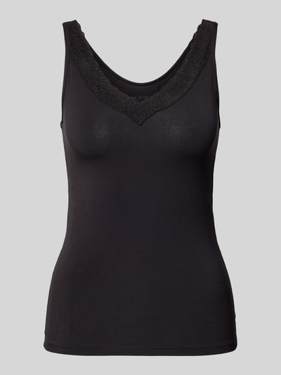 Triumph Tanktop met kant Zwart - 1