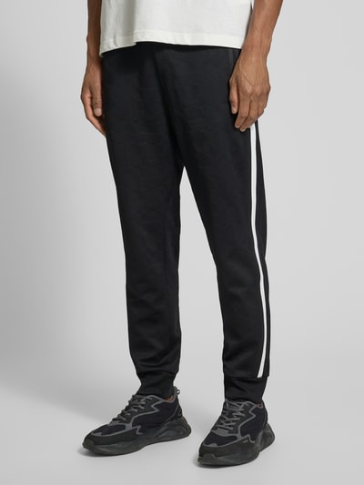 BOSS Green Sweatpants met tunnelkoord, model 'Hover' Zwart - 4
