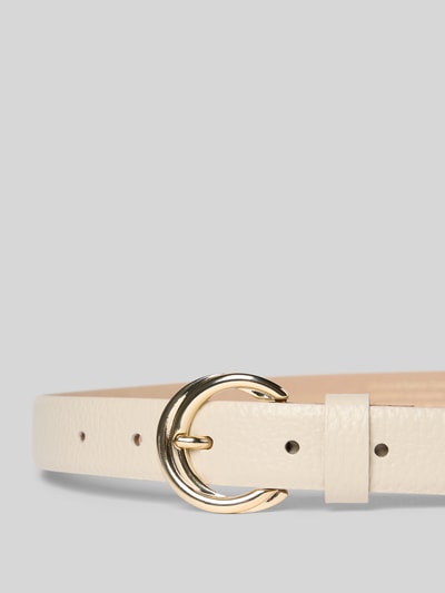 Weinmann Ledergürtel mit Dornschließe Modell 'Adria' Beige 2