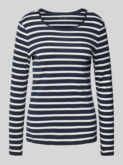 Christian Berg Woman Longsleeve mit Rundhalsausschnitt Dunkelblau 2