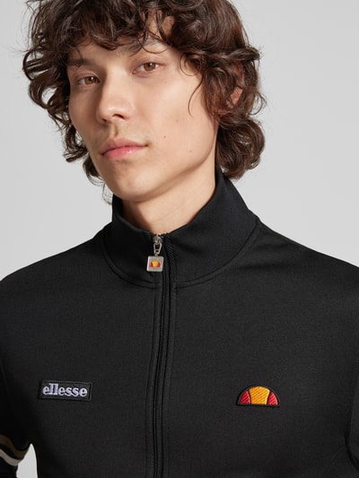 Ellesse Sweatjacke mit gerippten Abschlüssen Black 3