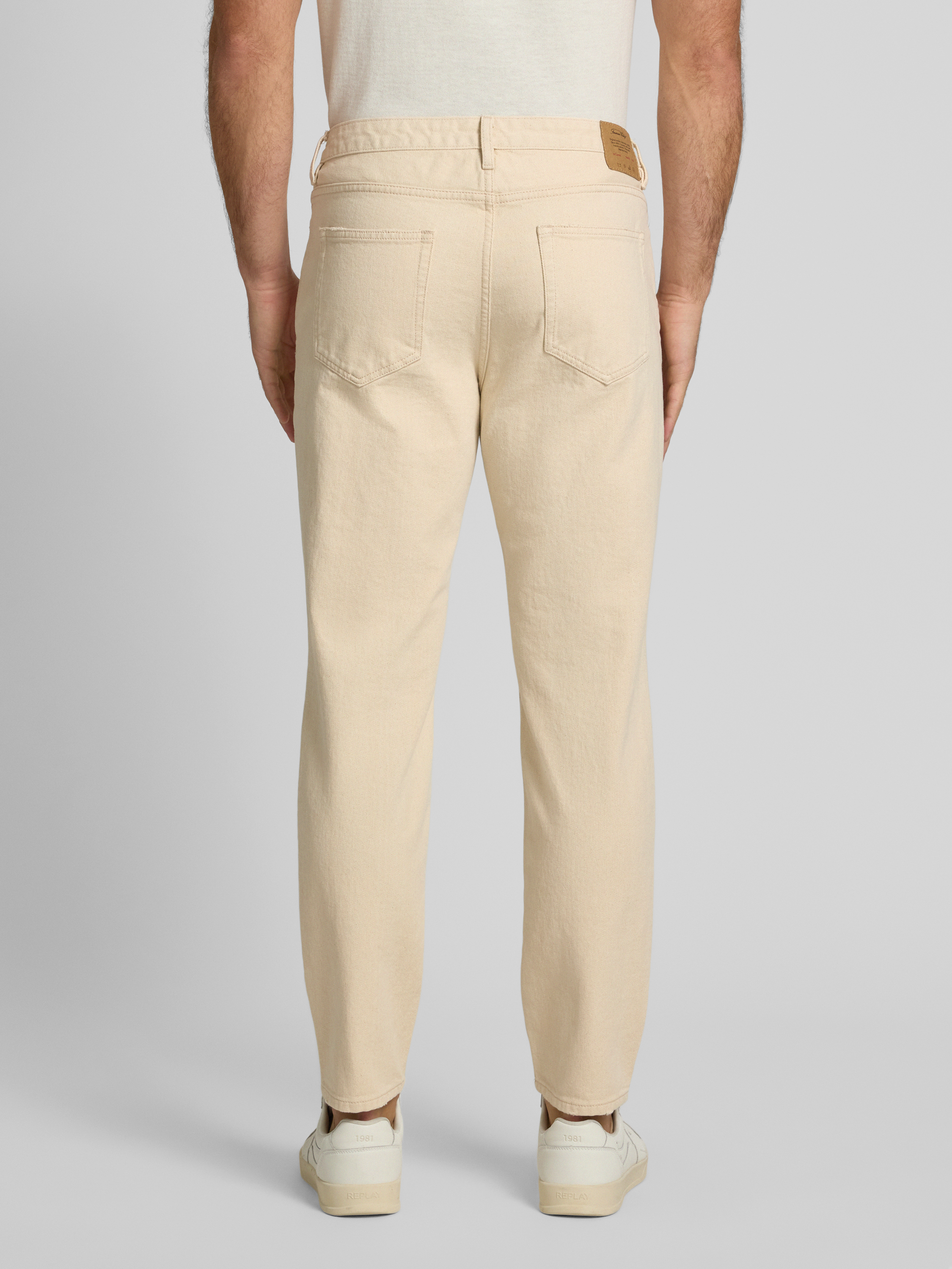 American Vintage Jeans mit 5-Pocket-Design Modell 'SNOPDOG' Ecru 5