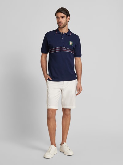 Lacoste Classic Fit Poloshirt mit Label-Stitching Dunkelblau 1