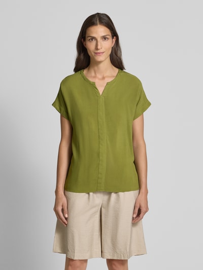 Soyaconcept Blusenshirt mit V-Ausschnitt Modell 'Radia' Khaki 4