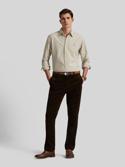 Polo Ralph Lauren Regular Fit Freizeithemd aus reiner Baumwolle Beige 1