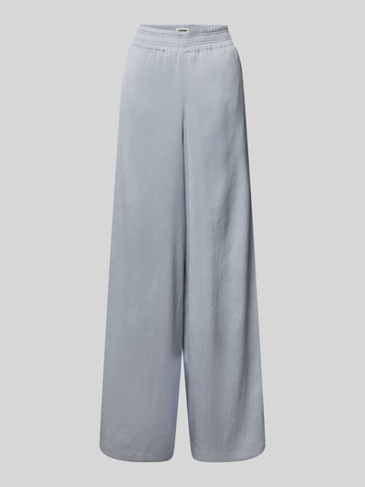 Drykorn Broek met wijde pijpen en elastische band, model 'CEILING' Lichtblauw - 2