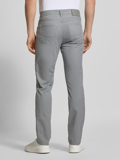 Brax Broek met achterzakken, model 'Cadiz' Zilver - 5