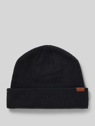 COLUMBIA Czapka beanie z naszywką z logo model ‘PORTSIDE FISHERMAN’ Czarny 1