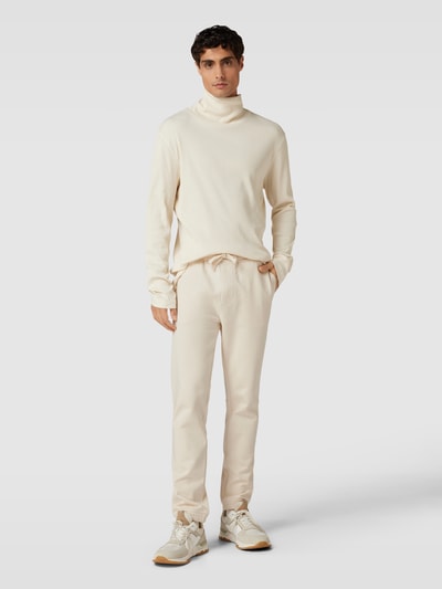 BOSS Orange Sweatpants met achterzak, model 'Secircular' Offwhite - 1